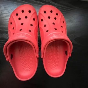 Red crocs